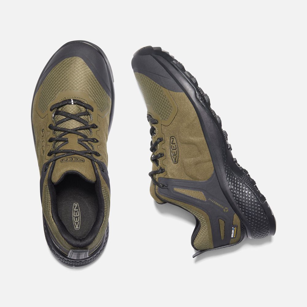 Keen Wandelschoenen Heren Olijfgroen/Zwart - Explore Waterproof - 08439-EZAV